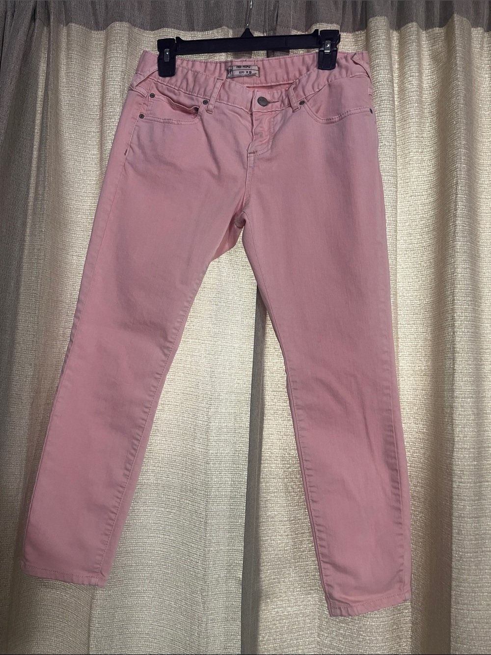 Free People Pink Skinny Jeans